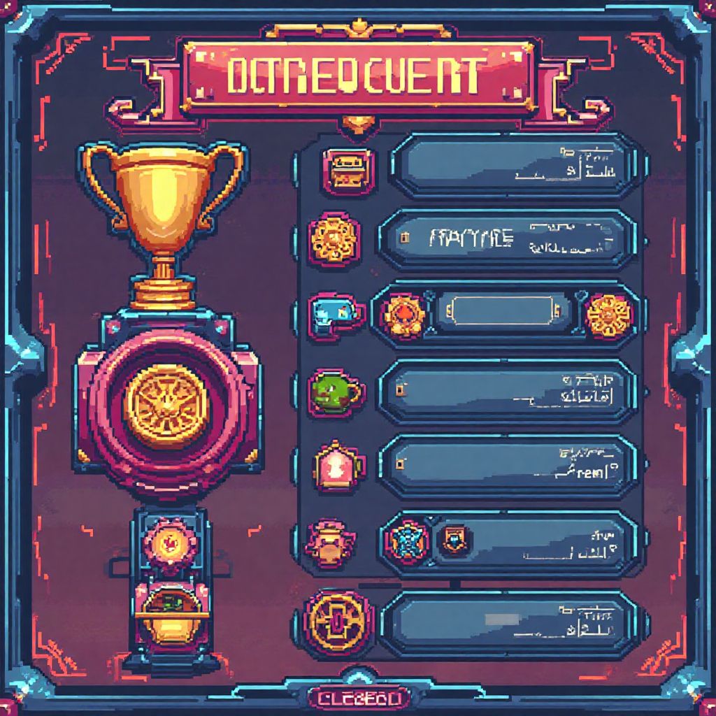 In-game rewards and achievement system