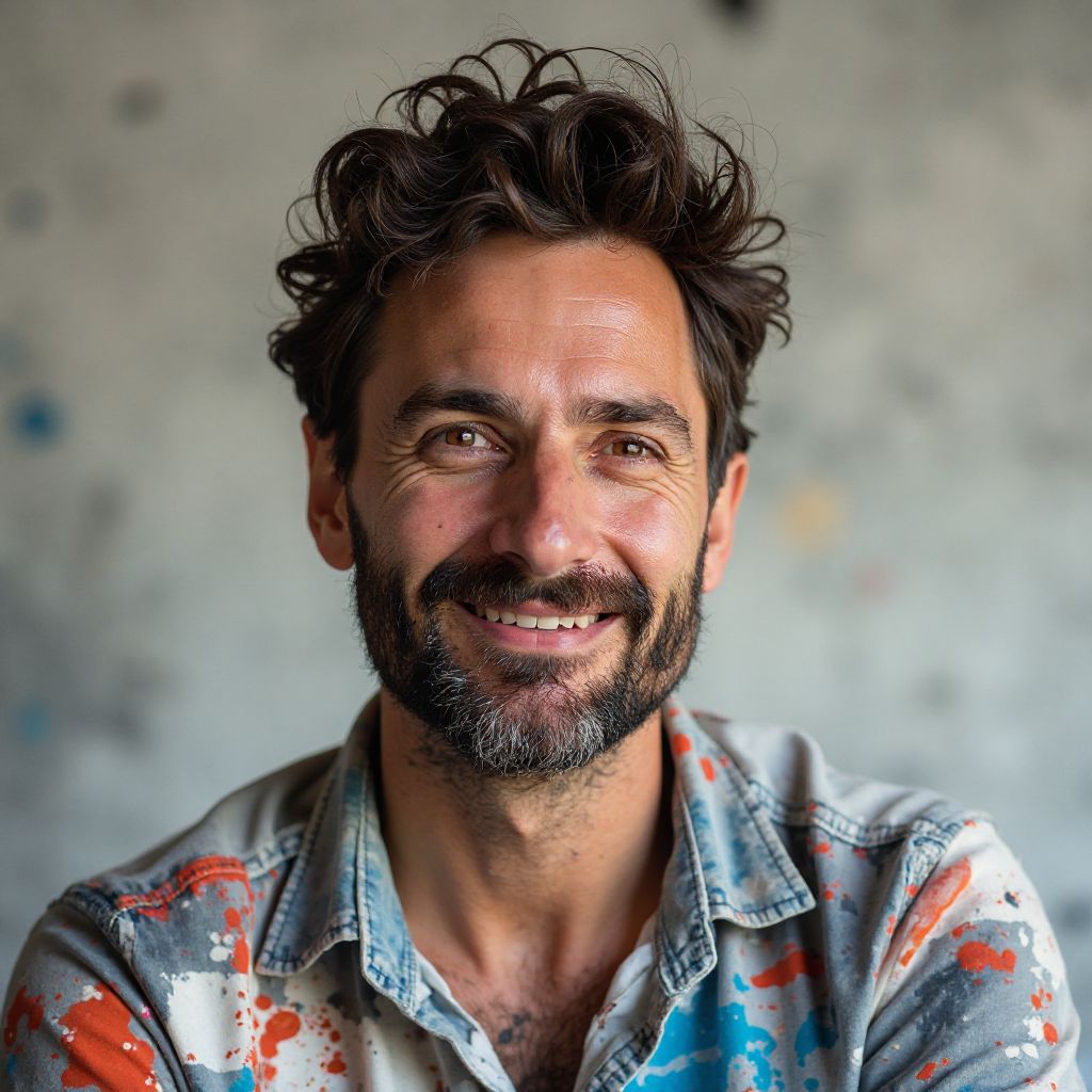 Portrait of Luca Moretti, Art Director